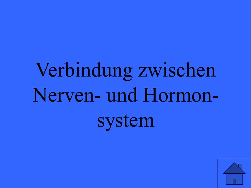 Verbindung zwischen Nerven- und Hormon- system Eleanor M. Savko