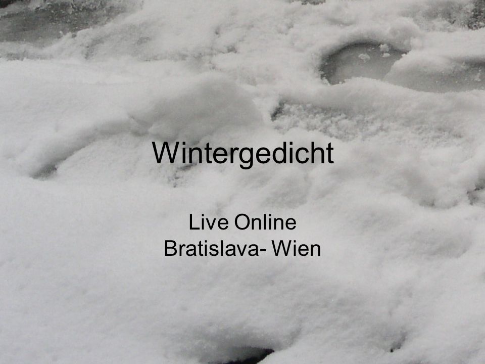 Live Online Bratislava- Wien