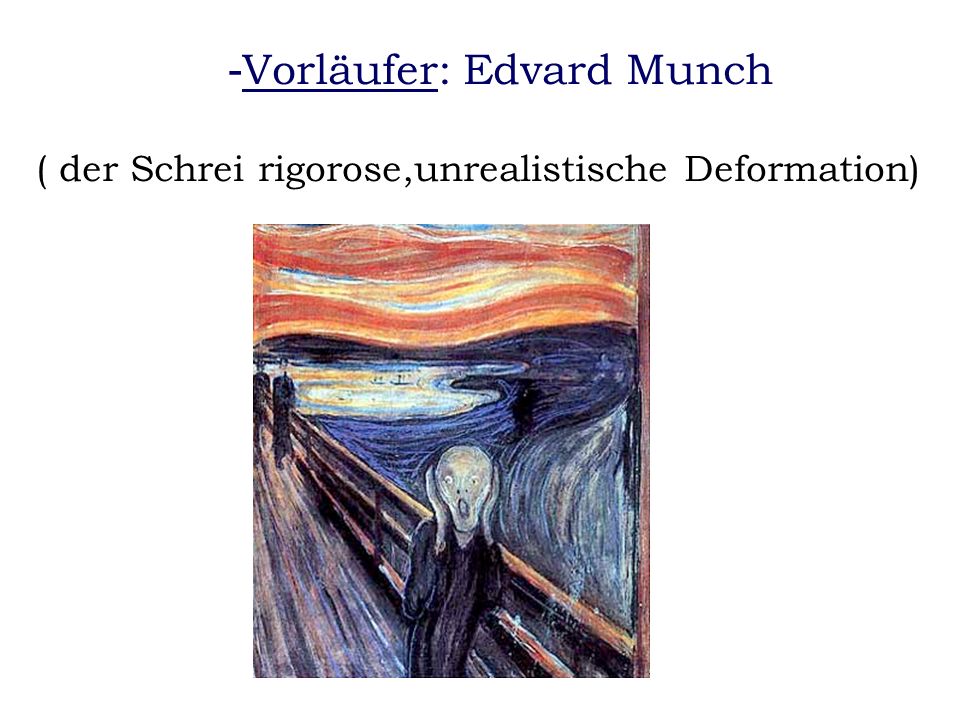 Vorläufer: Edvard Munch