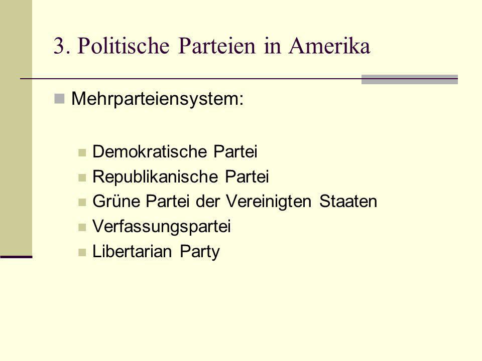 3. Politische Parteien in Amerika