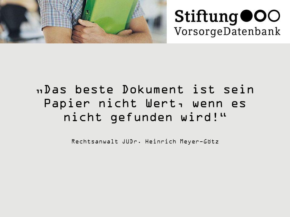 „Das beste Dokument ist sein Papier nicht Wert, wenn es nicht gefunden wird! Rechtsanwalt JUDr.