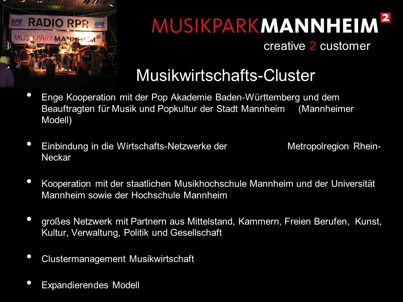 Musikwirtschafts-Cluster