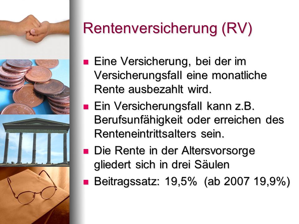 Rentenversicherung (RV)