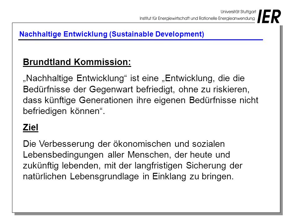 Brundtland Kommission: