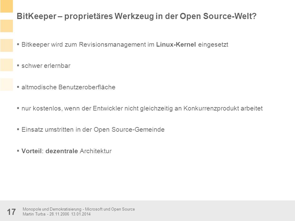 BitKeeper – proprietäres Werkzeug in der Open Source-Welt