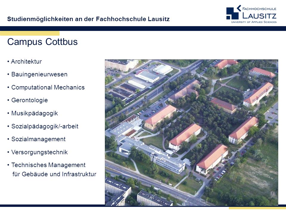 Campus Cottbus Architektur Bauingenieurwesen Computational Mechanics