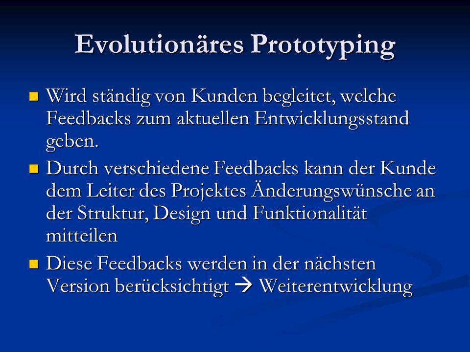 Evolutionäres Prototyping