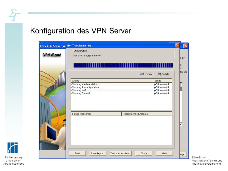 Konfiguration des VPN Server