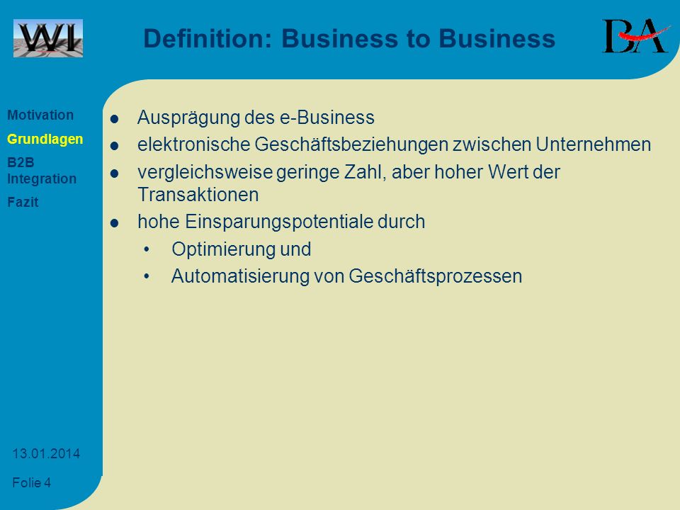 Definition: Business to Business