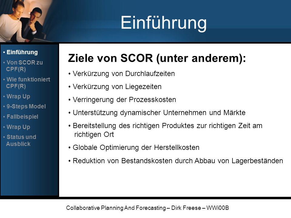 Collaborative Planning And Forecasting – Dirk Freese – WWi00B