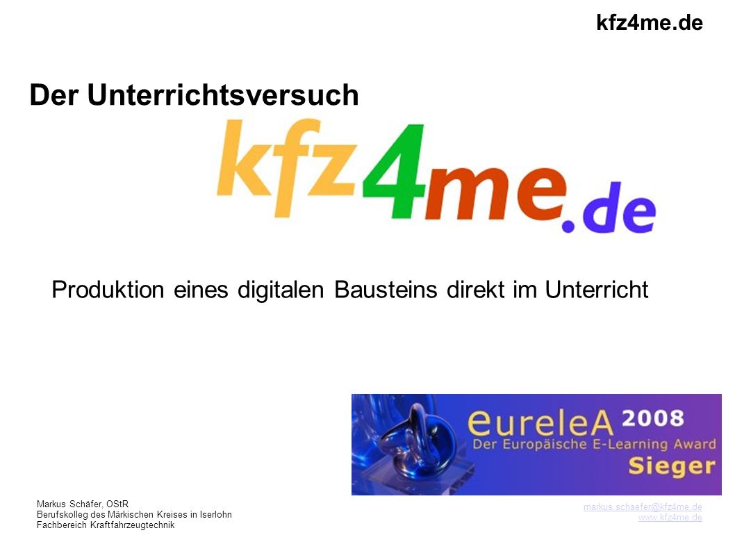 Der Unterrichtsversuch