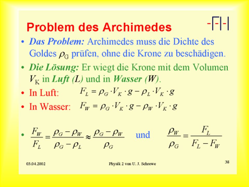 Problem des Archimedes
