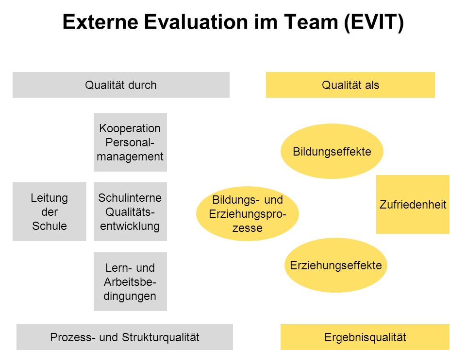 Externe Evaluation im Team (EVIT)