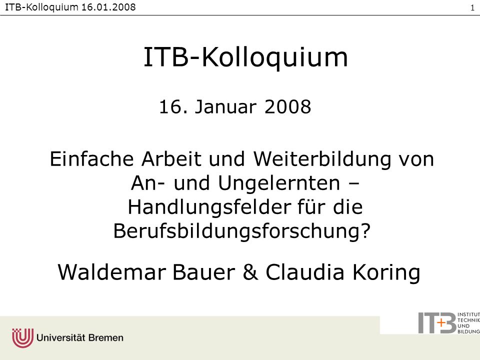 Waldemar Bauer & Claudia Koring