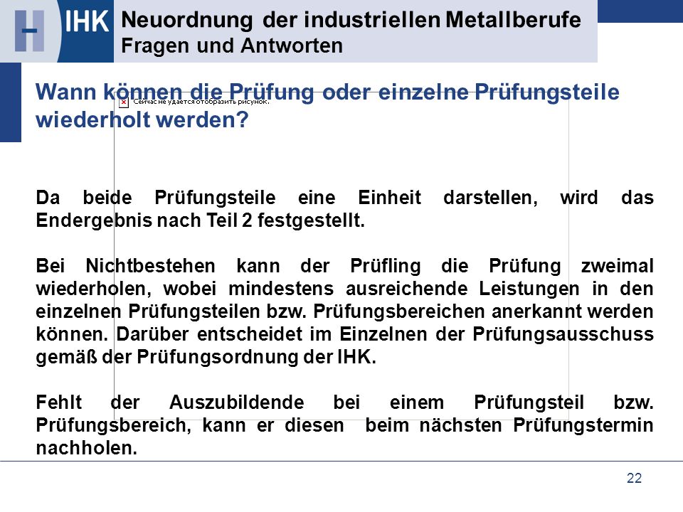 Neuordnung der industriellen Metallberufe Fragen und Antworten