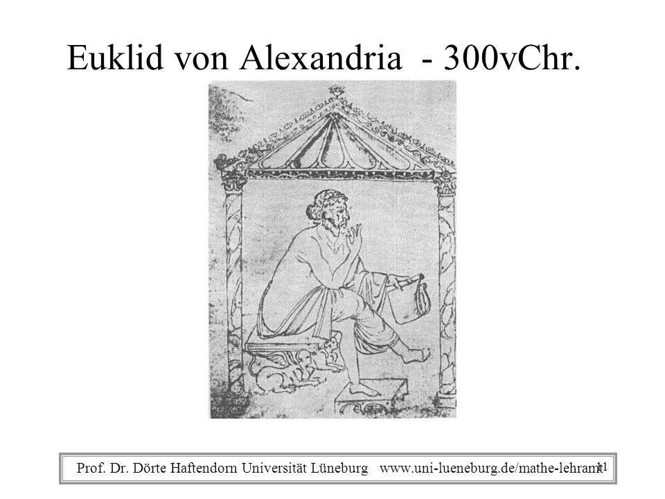 Euklid von Alexandria - 300vChr.