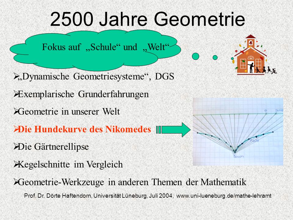 2500 Jahre Geometrie Fokus auf „Schule und „Welt