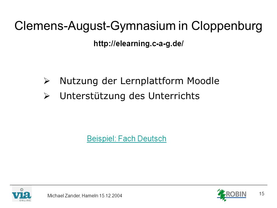 Clemens-August-Gymnasium in Cloppenburg