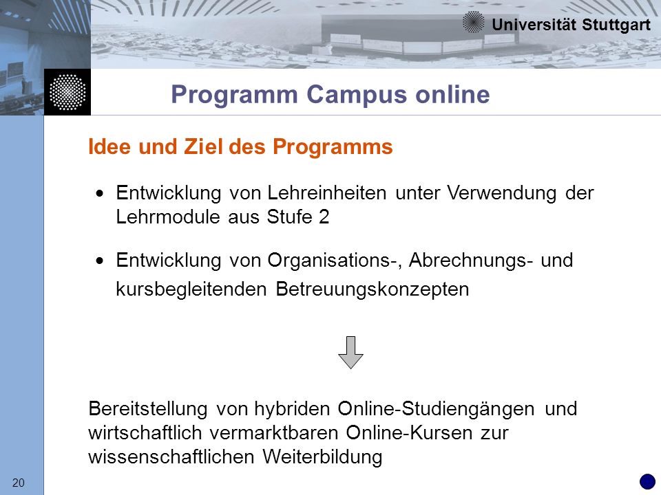 Programm Campus online