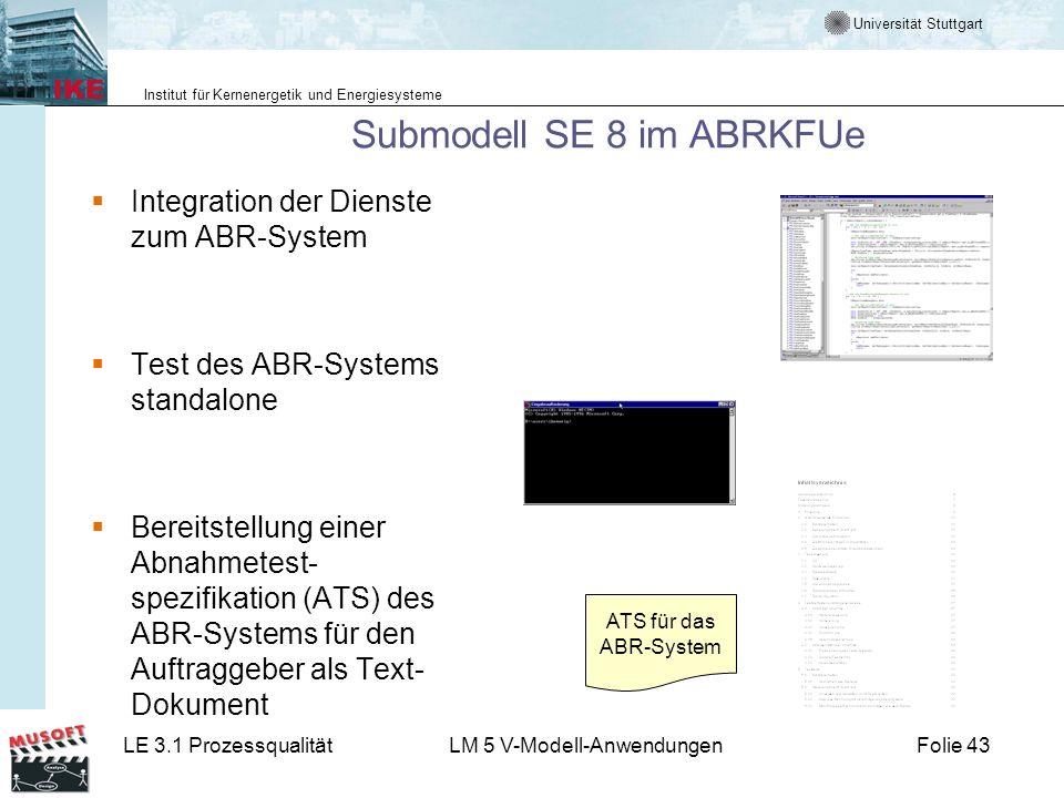 Submodell SE 8 im ABRKFUe