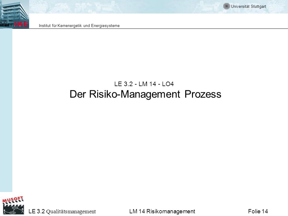 LE LM 14 - LO4 Der Risiko-Management Prozess