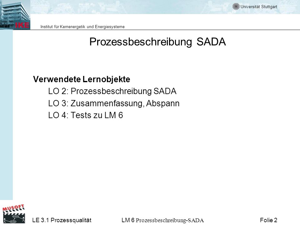 Prozessbeschreibung SADA