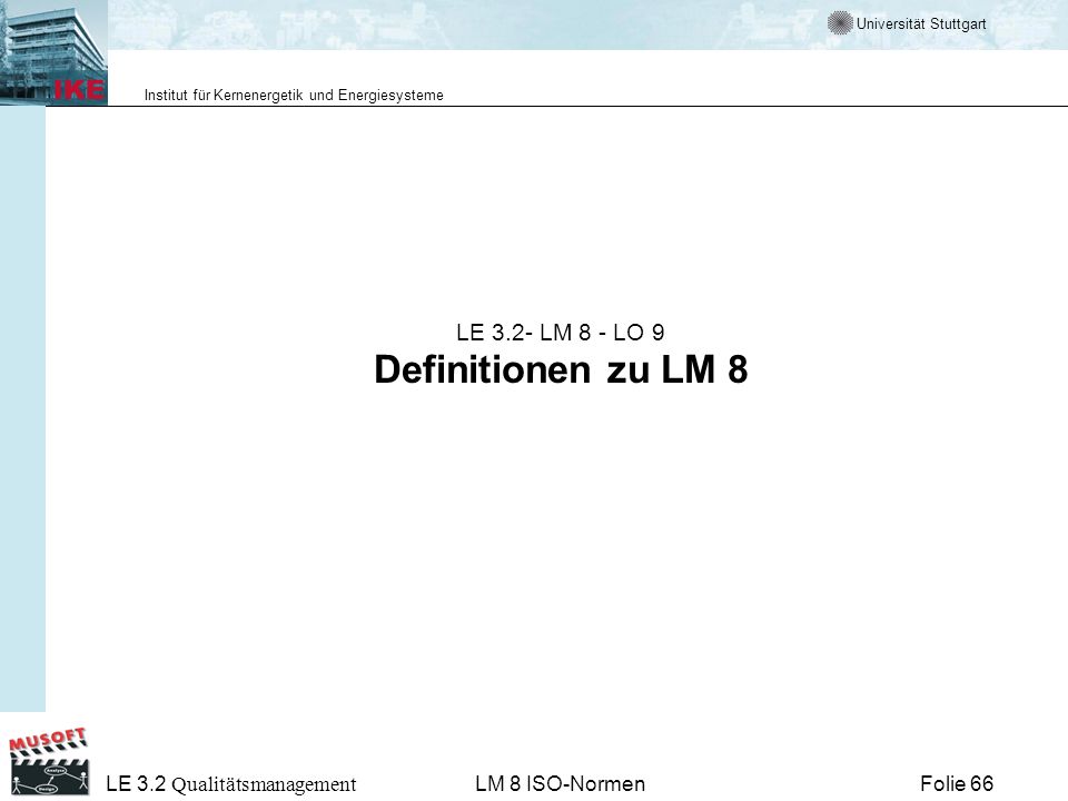 Definitionen zu LM 8 LE 3.2- LM 8 - LO 9 LE 3.2 Qualitätsmanagement