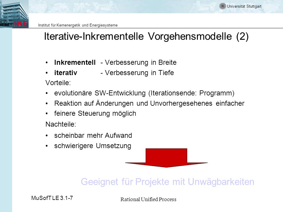 Iterative-Inkrementelle Vorgehensmodelle (2)