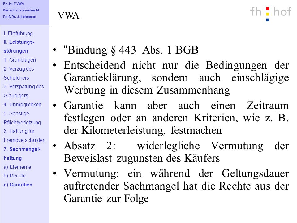 4. Kapitel: Pflichtverletzung -Sachmangelhaftung - Ppt Herunterladen