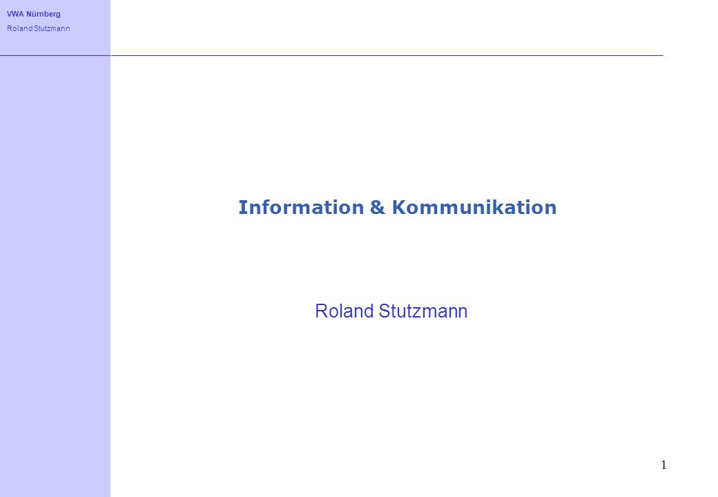 Information & Kommunikation