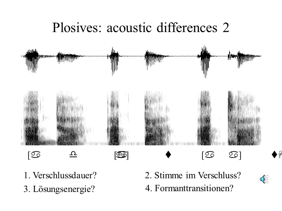 Plosives: acoustic differences 2