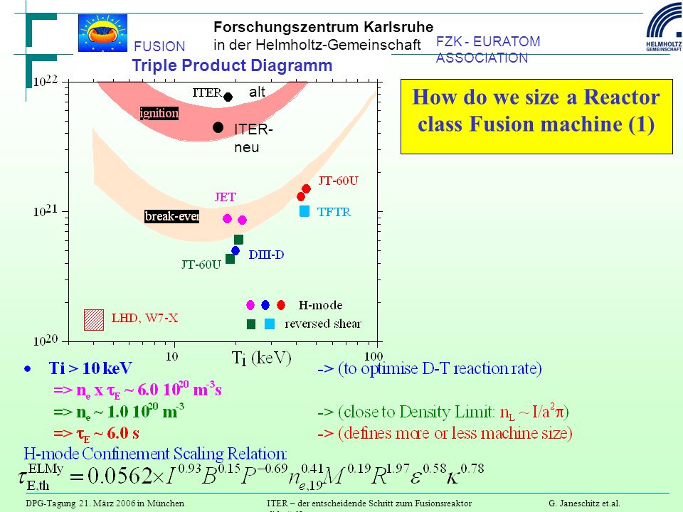 How do we size a Reactor class Fusion machine (1)