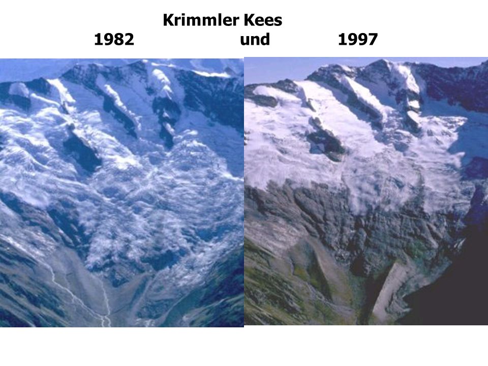 Krimmler Kees 1982 und 1997