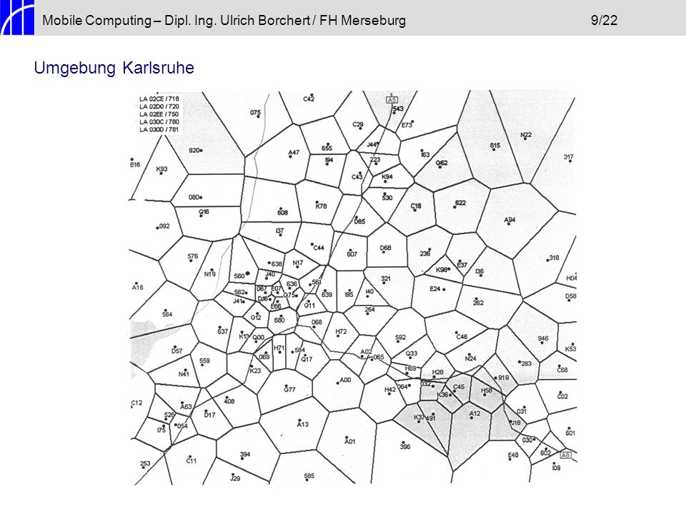 Mobile Computing – Dipl. Ing. Ulrich Borchert / FH Merseburg 9/22