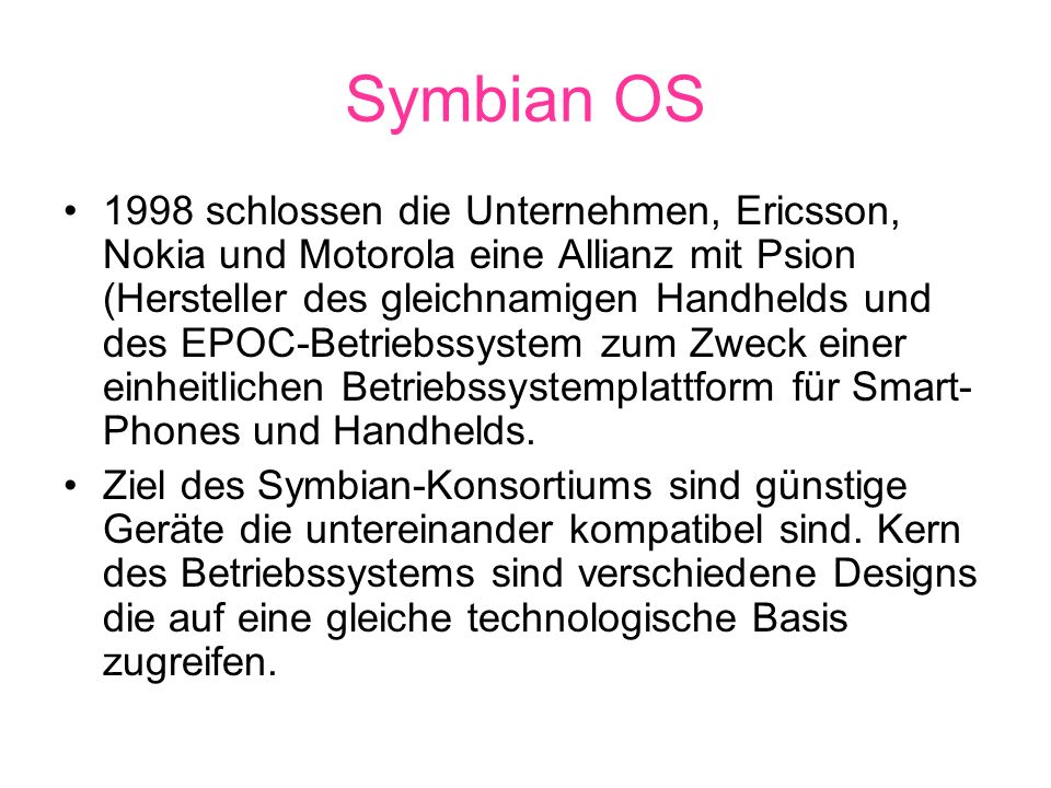 Symbian OS