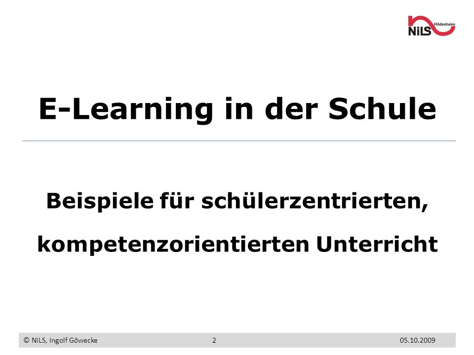 E-Learning in der Schule: