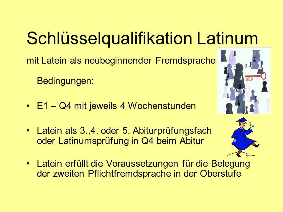Schlüsselqualifikation Latinum