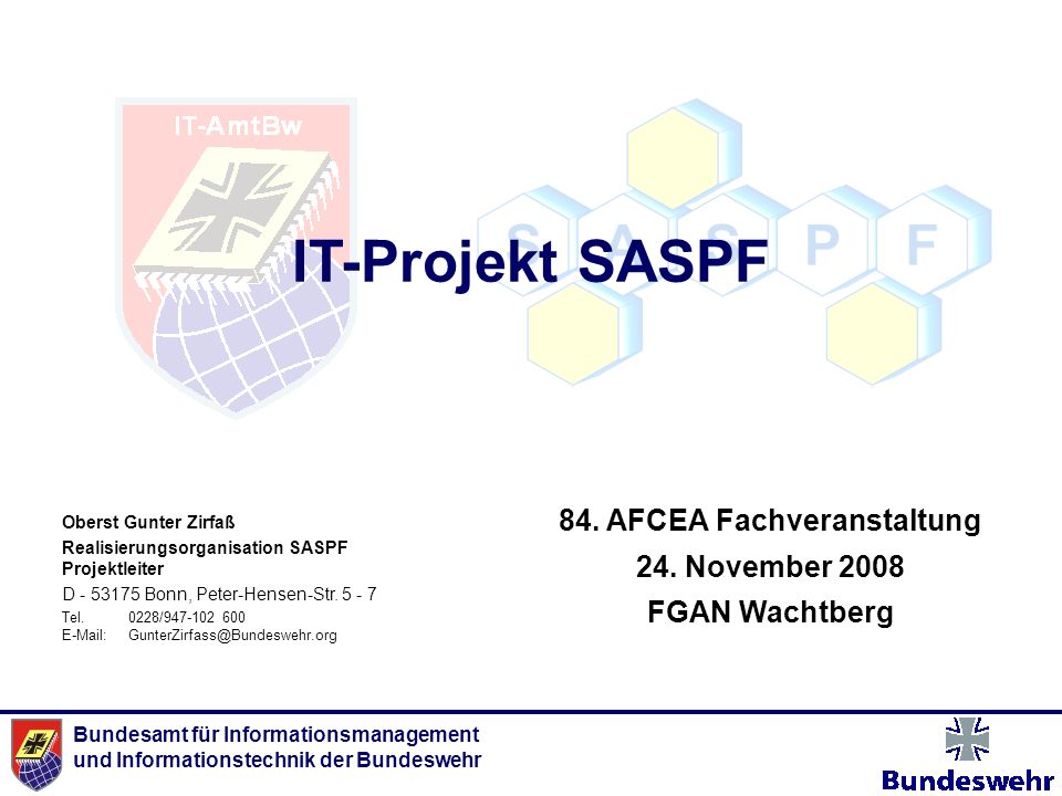 84. AFCEA Fachveranstaltung