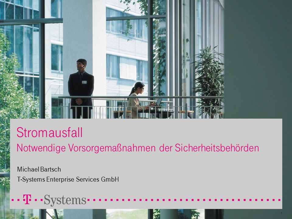 Stromausfall Notwendige Vorsorgemaßnahmen der Sicherheitsbehörden