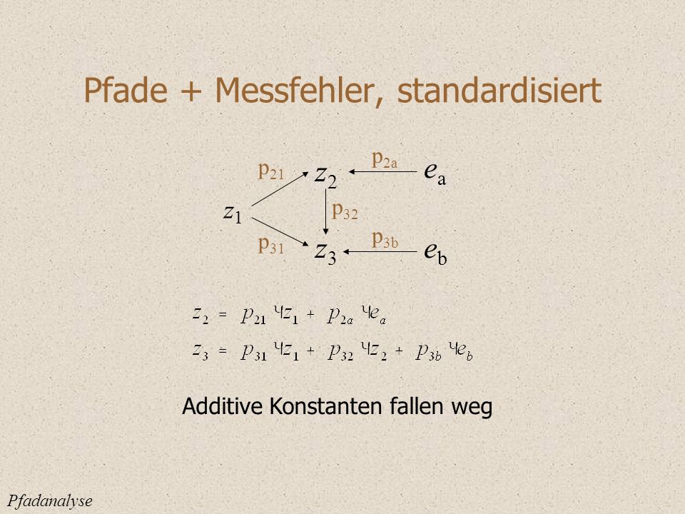 Pfade + Messfehler, standardisiert