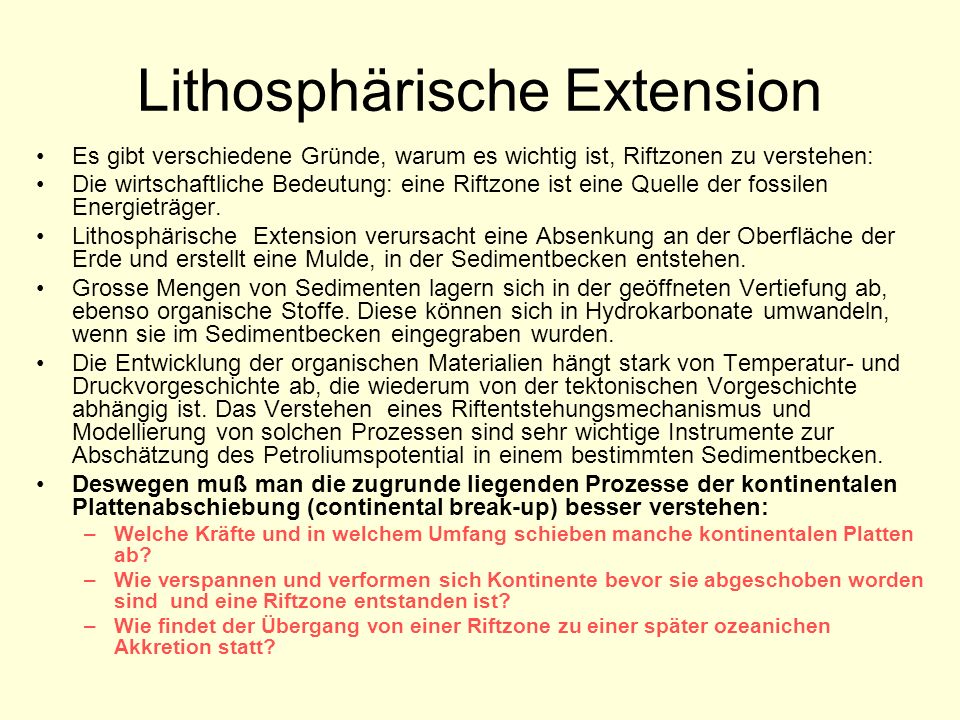 Lithosphärische Extension