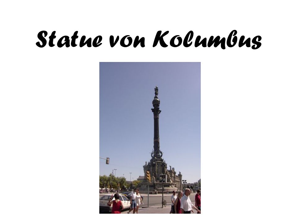 Statue von Kolumbus