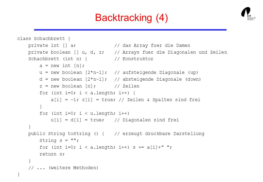 Backtracking (4)