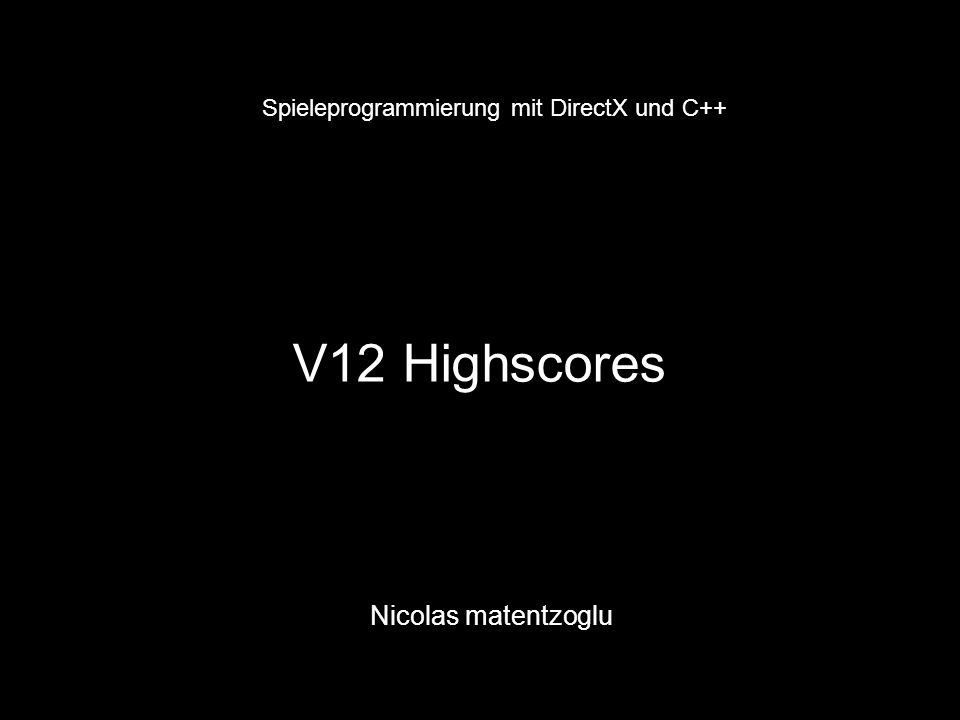 Spieleprogrammierung mit DirectX und C++