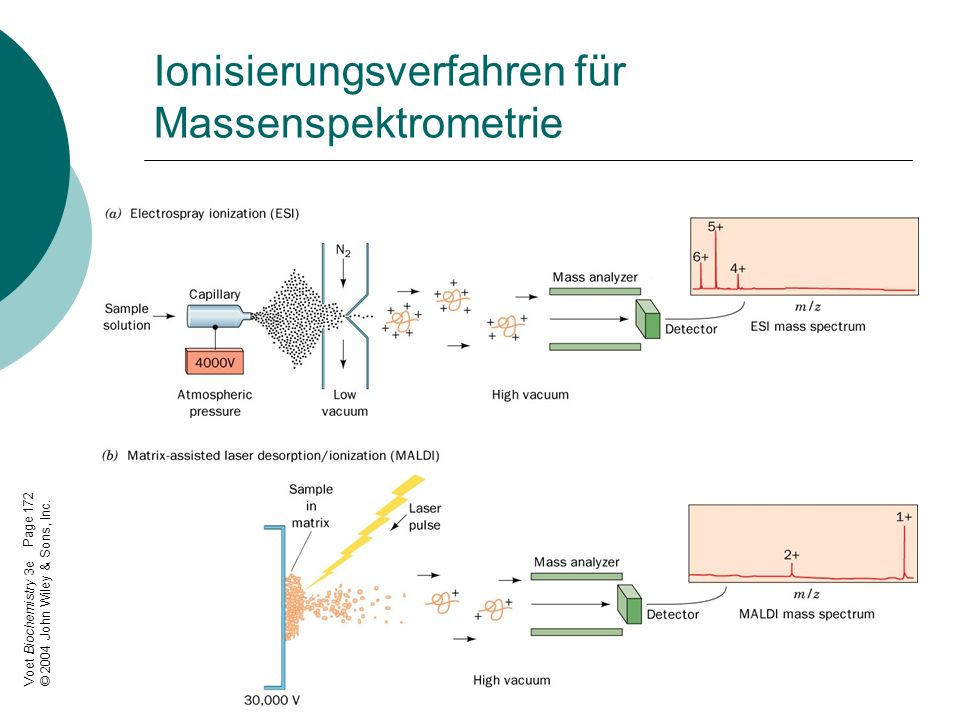 Ionisierungsverfahren für Massenspektrometrie