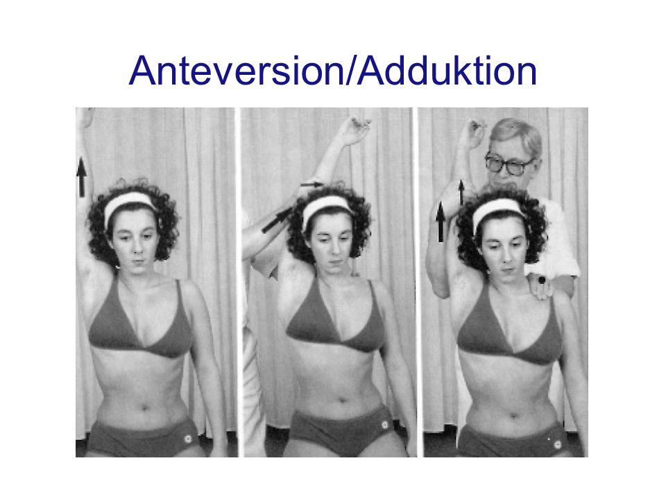 Anteversion/Adduktion