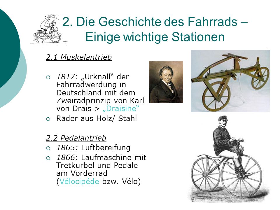 Die Geschichte des Fahrrads - ppt video online herunterladen