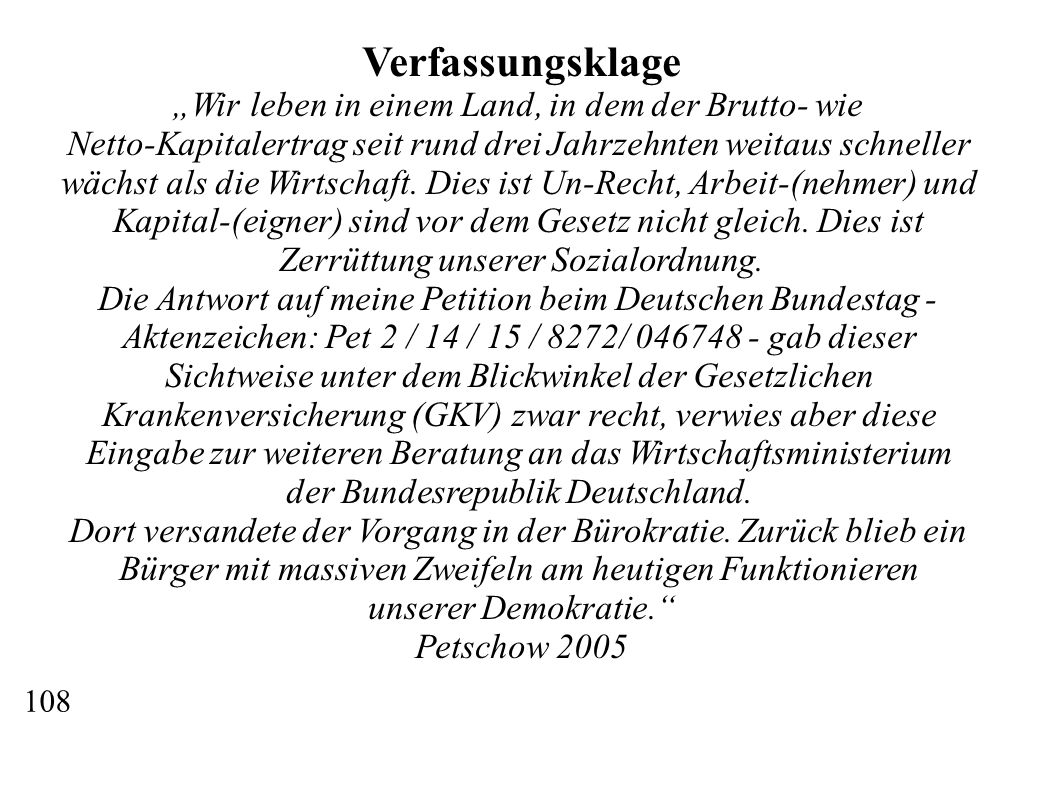 Verfassungsklage „Wir leben in einem Land, in dem der Brutto- wie