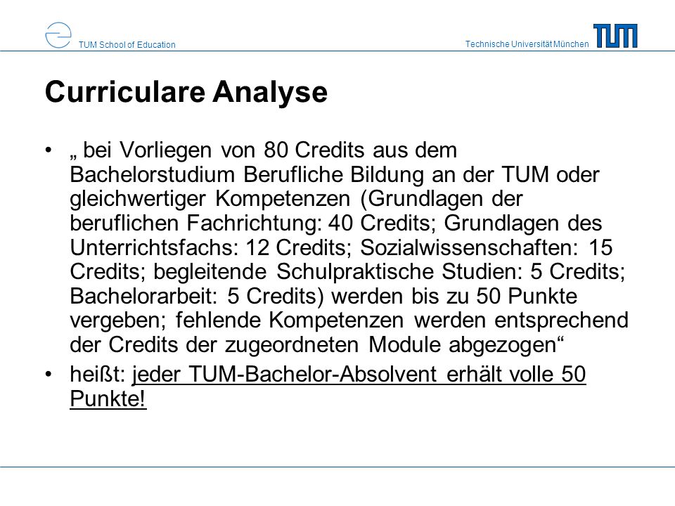 Curriculare Analyse