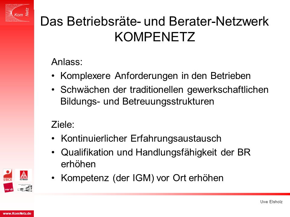 Das Betriebsräte- und Berater-Netzwerk KOMPENETZ